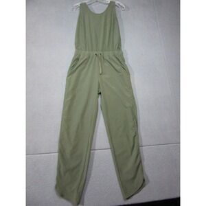 Patagonia Romper Womens Small Green Stretch Fleetwith Worn Wear Zip Pocket